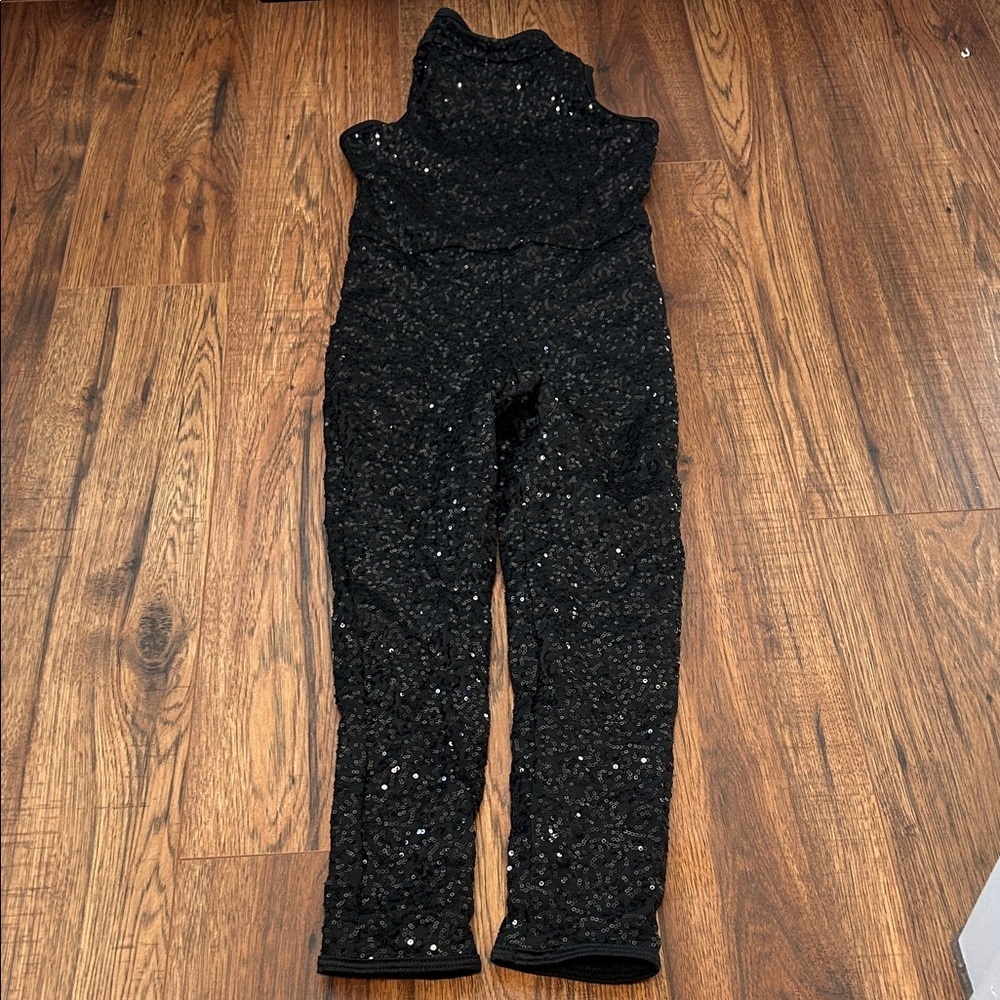 Balera Black Sequin Jumpsuit Costume